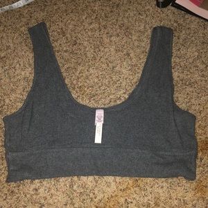 Victoria’s Secret tank/bandeau gray waffle size XXl